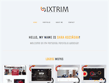 Tablet Screenshot of ixtrim.com